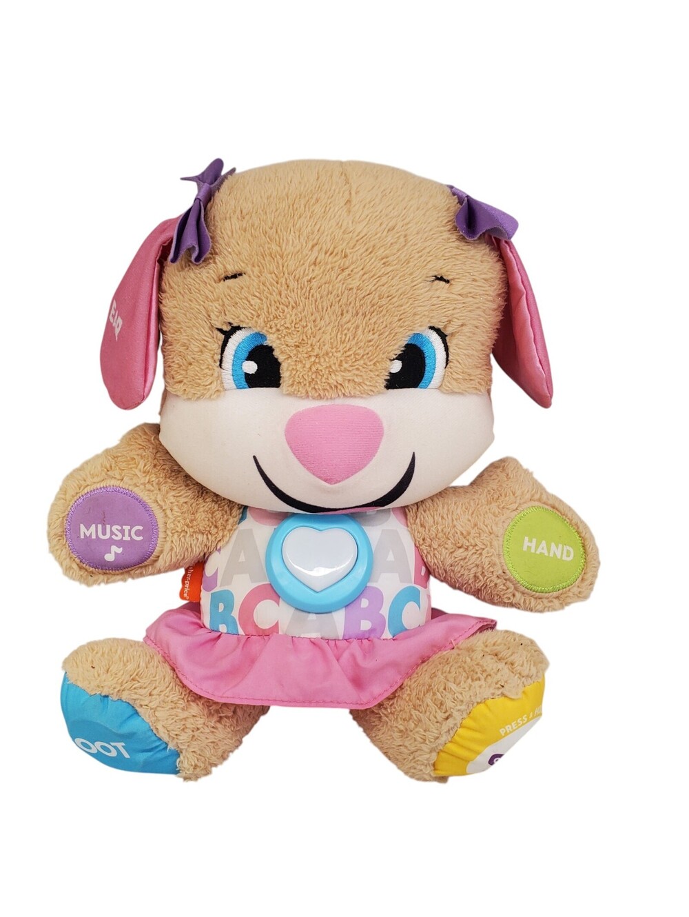 Fisher Price Laugh & Learn Smart Stages Plush Stuffed Animal Musical Toy Dog
